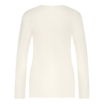 Ten Cate Women Secrets T-Shirt Long Sleeve Offwhite 60468-1056 | 32600