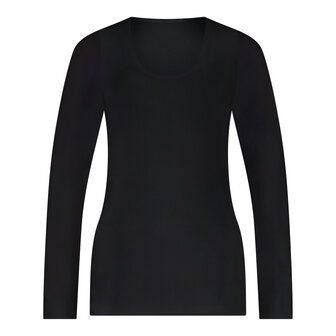 Ten Cate Women Secrets T-Shirt Long Sleeve Black 60468-090 | 32601
