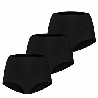 Ten Cate Women Secrets High Waist Brief 3-Pack Black 60826-090 | 32663