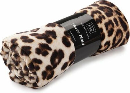 Zo!Home Plaid Leopard Brown 32795
