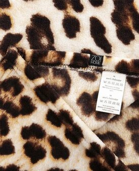 Zo!Home Plaid Leopard Brown 32795