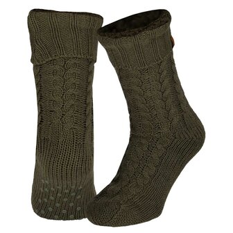 Apollo Heren Huissokken Groen 121748007 | 32479