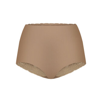 Ten Cate Women Secrets High Waist Brief Lace Back Dusty Sand 31758-5304 | 32528