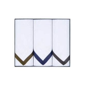 Heren Zakdoeken Ulli 3-Pack Wit 31992