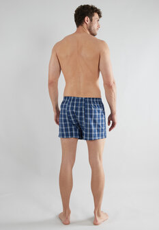 G&ouml;tzburg Heren Woven Boxer 2-Pack Blauw 742597-5100-624 | 32009