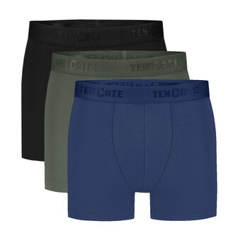 Ten Cate Men Super Soft Shorts 3-Pack Mix Green 60704-2190 | 31846