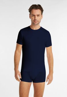 Ten Cate Men Super Soft T-Shirt Round Neck Navy 60422-159 | 31839