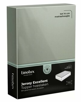 Linolux Jersey Excellent Topper Hoeslaken Light Green BLLNX33 THL450 | 31552