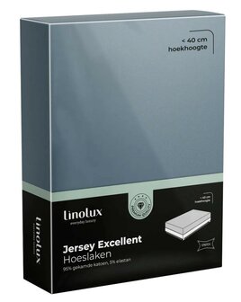Linolux Jersey Excellent Hoeslaken Denim BLLNX33 | 30444