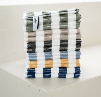 Linolux Vaatdoek White/Grey Green WD508 | 28918