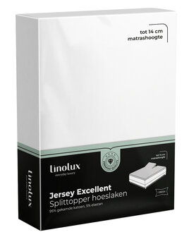 Linolux Jersey Excellent Splittopper Wit BLLNX33SHL | 25170 