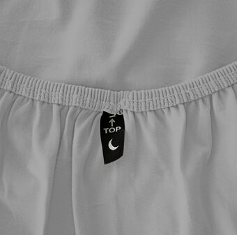 Linolux Jersey Excellent Hoeslaken Light Grey BLLIV33 | 25158