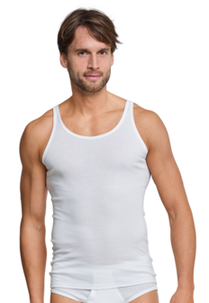 Schiesser Men Original Classics Feinripp Singlet 0/0 2-Pack Wit 005121 | 10416