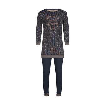 Charlie Choe Meisjes Pyjama Long Pullover Set Happy Life D37004-41 | 23487