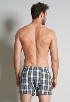 Tom Tailor Heren Woven Boxer 2-Pack Groen Ruit 75090-5100-334 | 32836