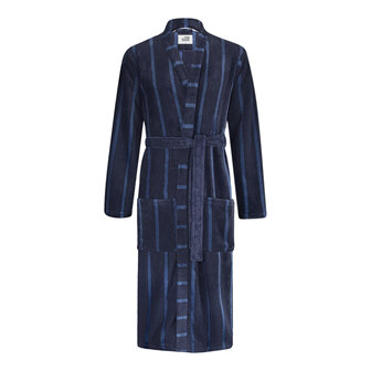 Ten Cate Heren Badjas Navy Stripe 60576-6186 | 32570