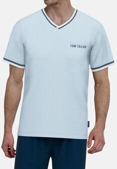 Tom Tailor Heren Shortama Light Blue 71426-4012-610 | 32786