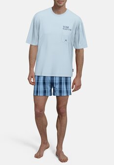 Tom Tailor Heren Shortama Light Blue 71455-4012-640 | 32788