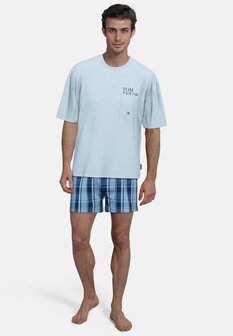 Tom Tailor Heren Shortama Light Blue 71455-4012-640 | 32788