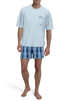 Tom Tailor Heren Shortama Light Blue 71455-4012-640 | 32788