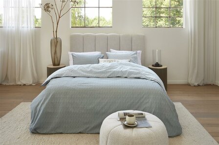 Rivi&egrave;ra Maison Dekbedovertrek Twisted Grey Green 32917