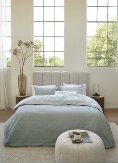 Rivi&egrave;ra Maison Dekbedovertrek Twisted Grey Green 32917