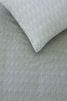 Rivi&egrave;ra Maison Dekbedovertrek Twisted Grey Green 32917