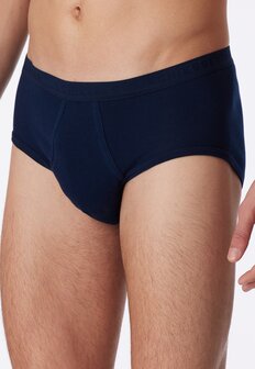 Schiesser Men Original Classics Feinripp Heupslips 2-Pack Navy 005136-815 | 32949