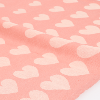 Bunzlau Castle Theedoek Hearts Pink 5448 | 33108