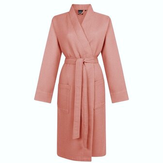 Linolux Badjas Waffle Pique Old Rose BJ099 | 33026