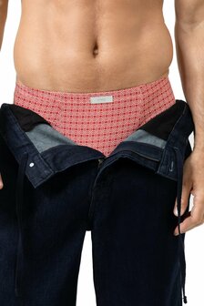 Mey Men Shorty Coral Grid 2120205-1764 | 33377