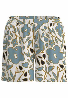 Tom Tailor Dames Short Allover Print White 64201-6085-125 | 33381