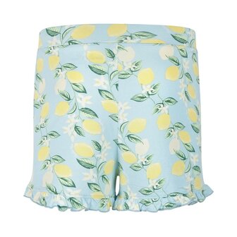 Charlie Choe Dames Ruffle Shorts Light Blue N59118-38 | 33336