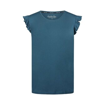Charlie Choe Dames T-Shirt Boxy Navy N59106-38 | 33346