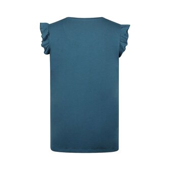 Charlie Choe Dames T-Shirt Boxy Navy N59106-38 | 33346