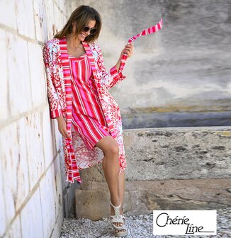 Ch&eacute;rie L&iacute;ne Dames Ochtendjas Multi 6271716-980 | 33136
