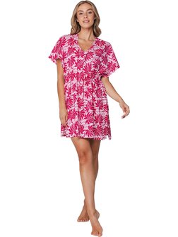 Rebelle Beach Dress Dark Pink 311261-618-1-220 | 33242