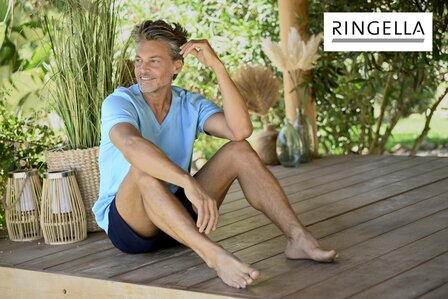 Ringella Men Shortama Light Blue 6241325-204 | 33516