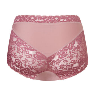Ten Cate Women Secrets High Waist Brief Lace Back Rose Pink 31758-6222 | 33482