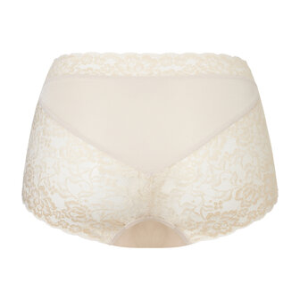 Ten Cate Women Secrets High Waist Brief Lace Back Shiny Almond 31758-6235 | 33484