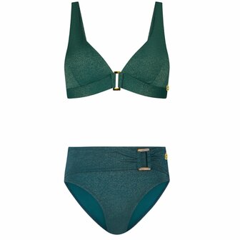 Ten Cate Beach Triangle Push-Up Bikini Bottle Green 60661-60668_1582 | 33371