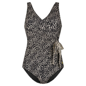 Ten Cate Badpak V-Neck Padded Little Leopard 60672-2195 | 33358