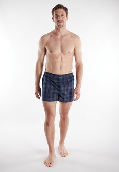 Tom Tailor Heren Pure Cotton Boxer 2-Pack Dark Blue 75293-5100-634 | 33596
