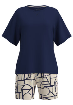 Tom Tailor Dames Shortama Dark Blue 60424-6085-515 | 33559