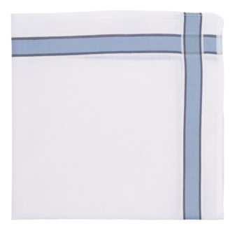 Tiseco Heren Zakdoeken 6P Indigo 7020 | 33462