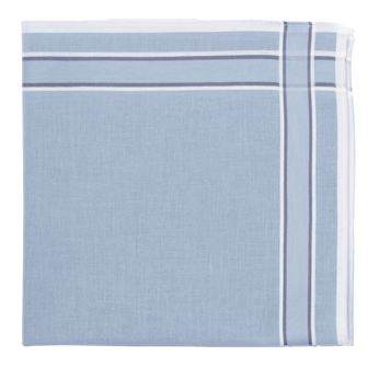 Tiseco Heren Zakdoeken 6P Indigo 7030 | 33461