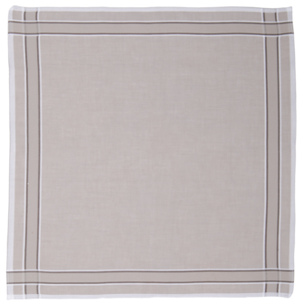 Tiseco Heren Zakdoeken 6P Grey 7030 | 33454