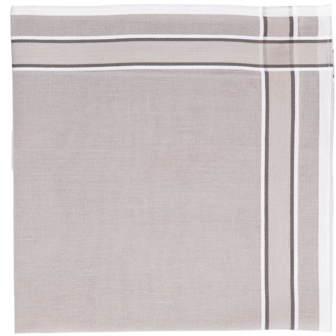 Tiseco Heren Zakdoeken 6P Grey 7030 | 33454
