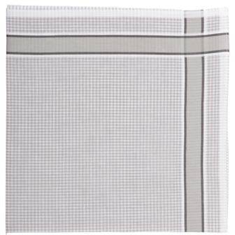 Tiseco Heren Zakdoeken 6P Grey 7040 | 33456