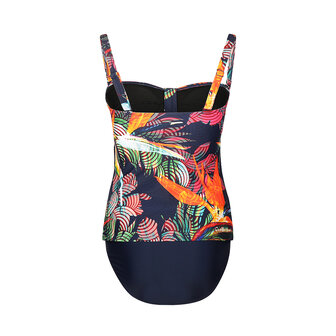 Mila Tankini Navy Orange N59223-23 | 33420